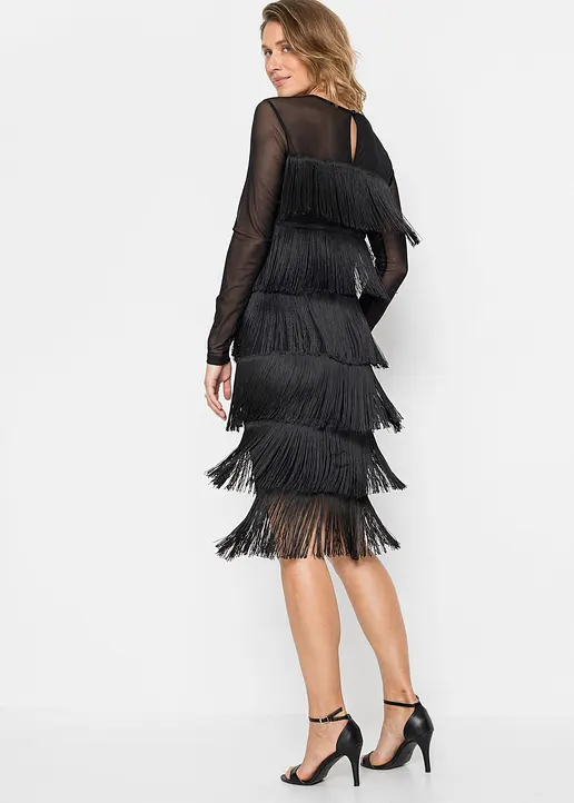 Bonprix Stylisches Partykleid Mit Toller Passform - Schwarz Regular