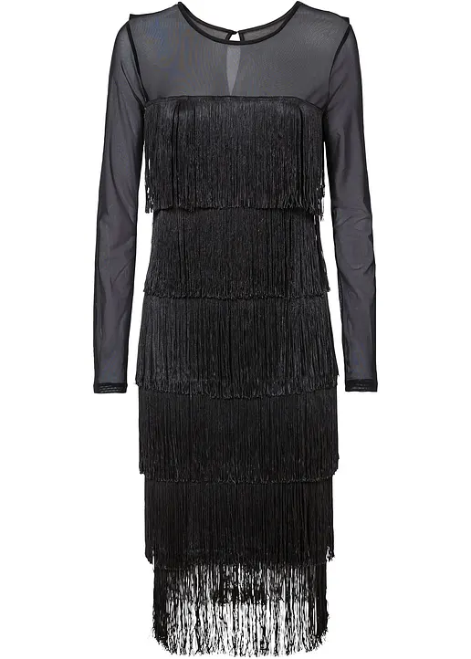 bonprix Stylisches Partykleid mit toller Passform - schwarz regular