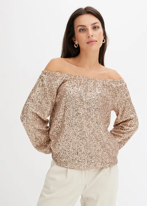 Bonprix Stylisches Shirt Mit Toller Passform - Grau - Damen