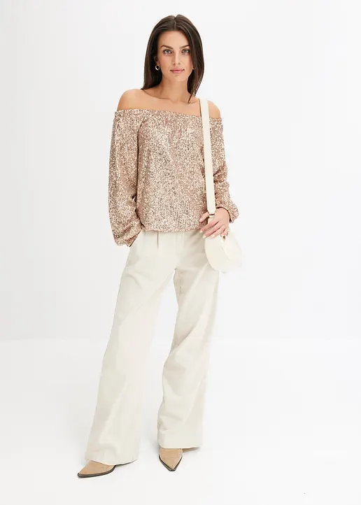 Bonprix Stylisches Shirt Mit Toller Passform - Grau - Damen