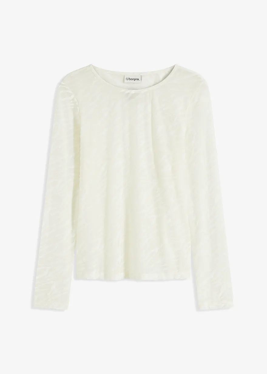 bonprix Stylisches Top mit toller Passform - weiß - Damen