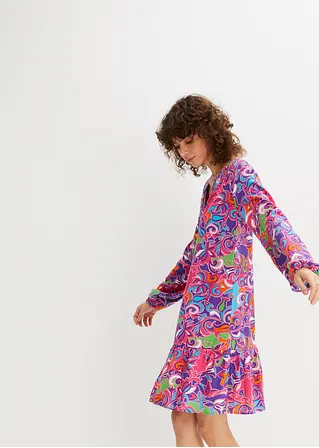 Bonprix Stylisches Tunika-Kleid Mit Toller Passform - Pink Regular