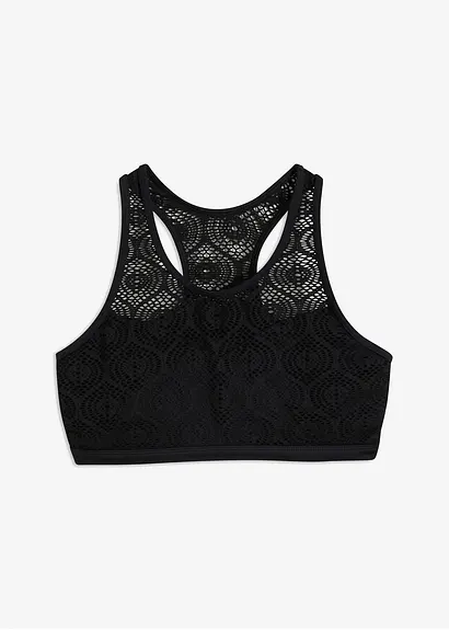 bonprix Stylishes Bustier-Bikinioberteil aus Häkelspitze mit Ringerrücken