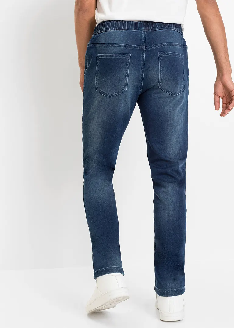 Bonprix Superlässige Regular Fit Sweat-Jeans Mit Gummibund