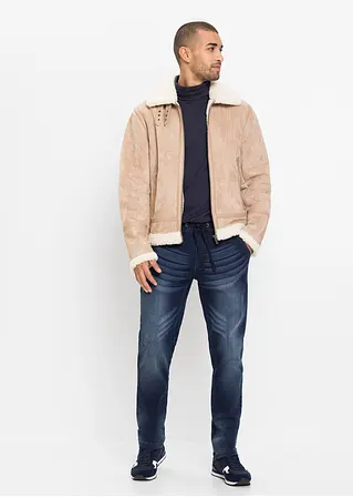 Bonprix Superlässige Regular Fit Sweat-Jeans Mit Gummibund