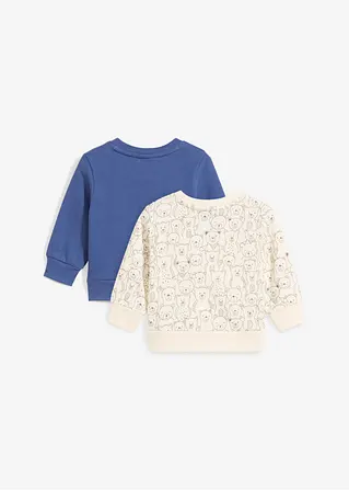 Bonprix Süße Sweatshirt-Packung Mit Druckknöpfen An Der Schulter - Kinder