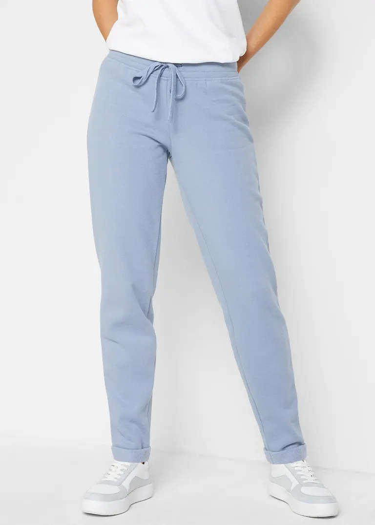 Bonprix Sweathose Aus Super Weichem Material Mit Umgeschlagenem Saum Und Motivierendem Aufdruck Regular Fit