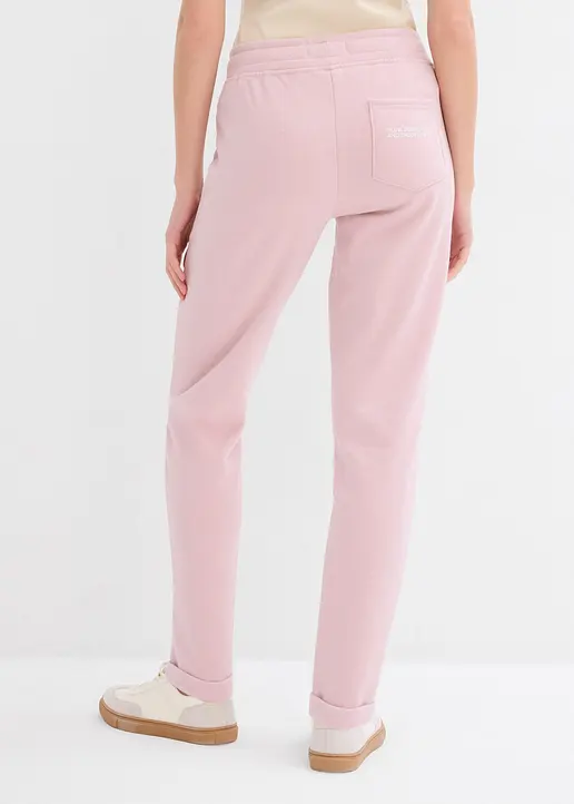 Bonprix Sweathose Aus Super Weichem Material Mit Umgeschlagenem Saum Und Motivierendem Aufdruck Regular Fit