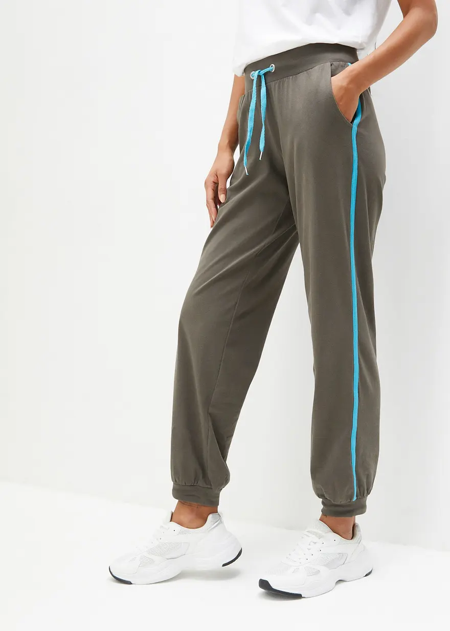 Bonprix Sweathose Aus Weicher Baumwolle Ankle Length - Grau