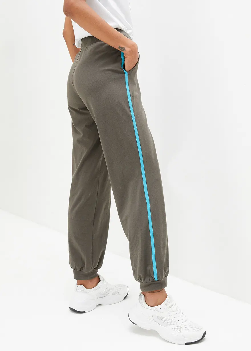 Bonprix Sweathose Aus Weicher Baumwolle Ankle Length - Grau