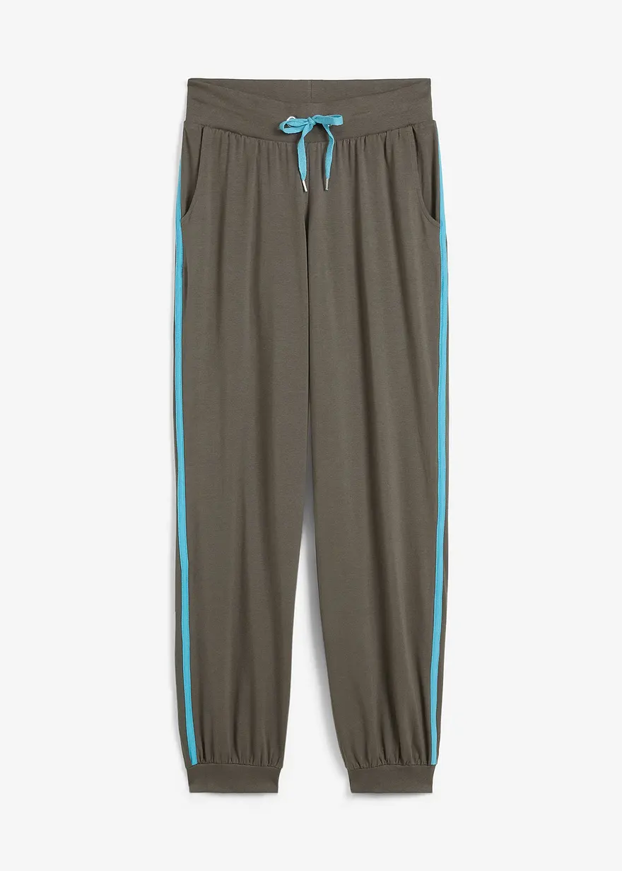 bonprix Sweathose aus weicher Baumwolle Ankle Length - grau