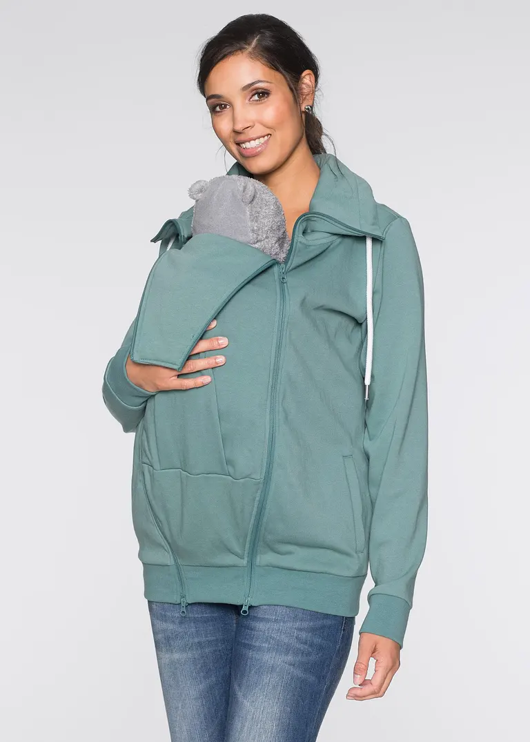 Bonprix Sweatjacke Für Die Schwangerschaft Und Danach Mit Trageeinsatz