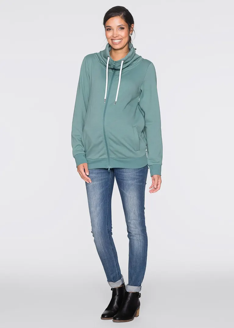 Bonprix Sweatjacke Für Die Schwangerschaft Und Danach Mit Trageeinsatz