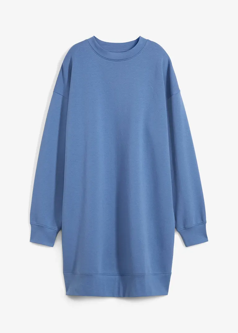 bonprix Sweatkleid aus dickerer Qualität oversized - blau