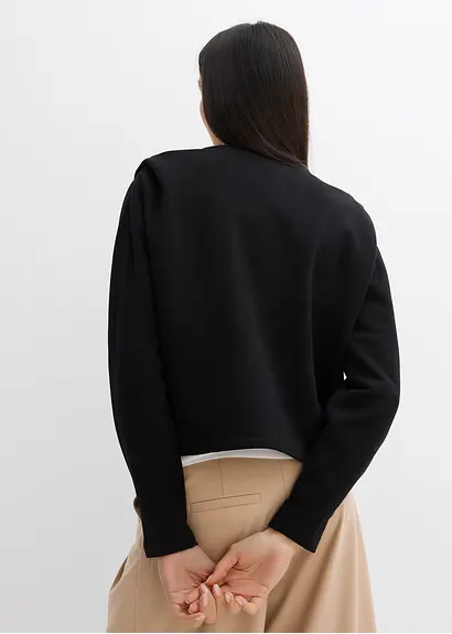 Bonprix Sweatshirt Mit Rundhalsausschnitt Und Detail An Der Schulter