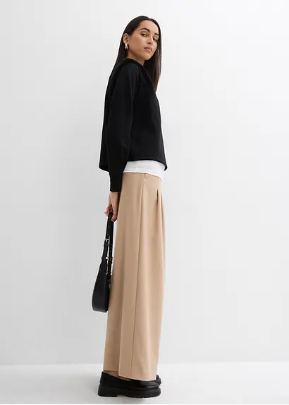 Bonprix Sweatshirt Mit Rundhalsausschnitt Und Detail An Der Schulter