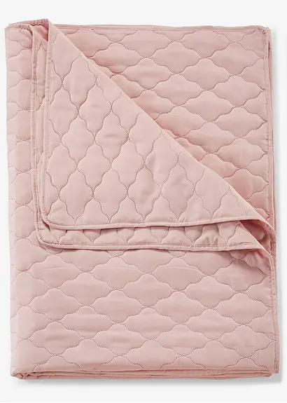 Bonprix Tagesdecke In Unifarben Mit Füllung - Altrosa