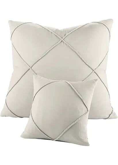 Bonprix Tagesdecke Mit Rechtecken - Beige - Wohnen & Garten