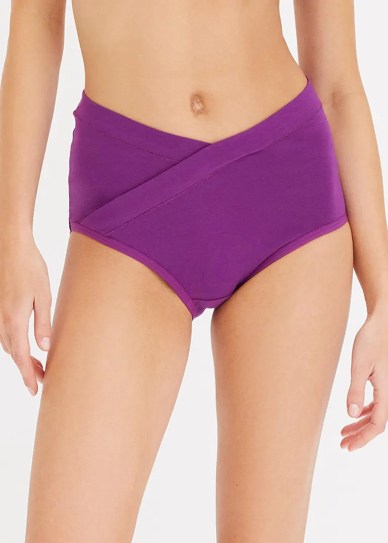 Bonprix Taillenslip Mit V-Shape Mit Bio-Baumwolle (4er Pack)