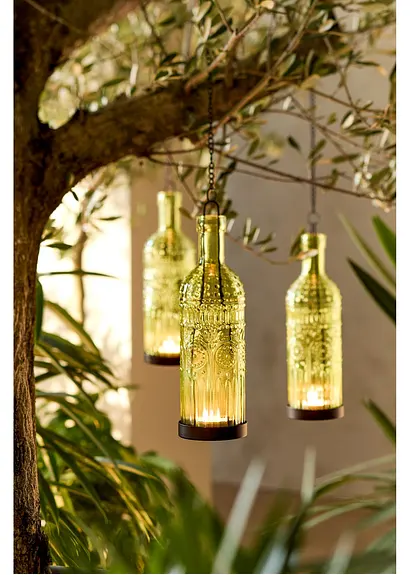 Bonprix Teelichthalter In Stilvoller Glasflasche – Für Stimmungsvolle Momente