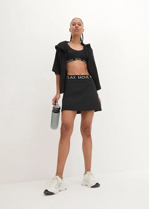 Bonprix Tennisrock Aus Einem Stretchmaterial Mit Integrierter Radlershorts