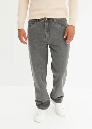 Bonprix Thermo-Jeans Für Herren Mit Weichem Flanellfutter - Grau N-Größe
