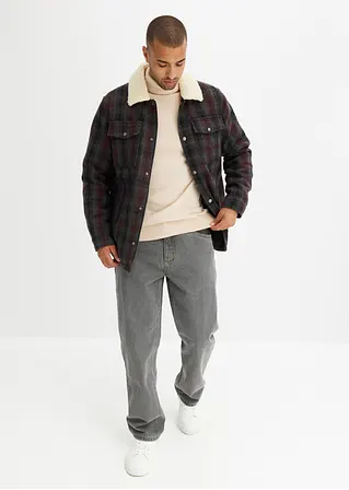 Bonprix Thermo-Jeans Für Herren Mit Weichem Flanellfutter - Grau N-Größe