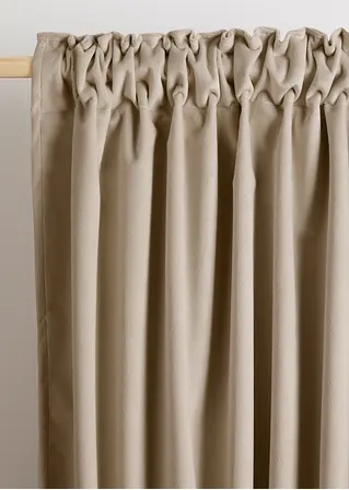 Bonprix Thermo-Vorhang Mit Beschichteter Rückseite Und Samtiger Vorderseite