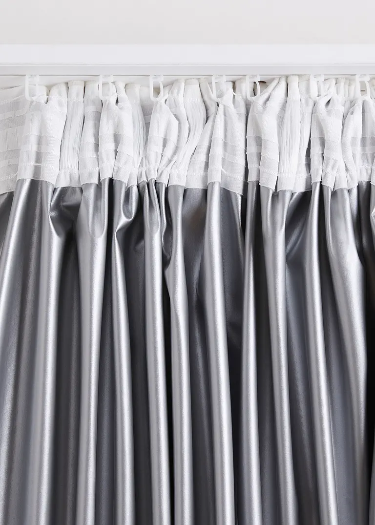 Bonprix Thermo-Vorhang Mit Beschichteter Rückseite Und Samtiger Vorderseite