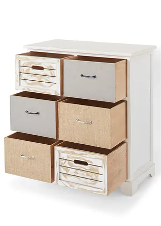 Bonprix Tolle Kommode Mit Ausgefallenem Dekor - Weiß Kommode