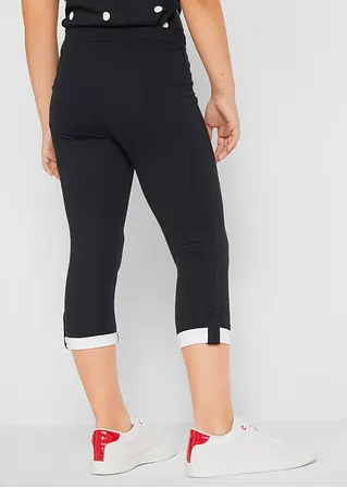 Bonprix Tolle Mädchen Leggings Mit Schriftzug - Schwarz