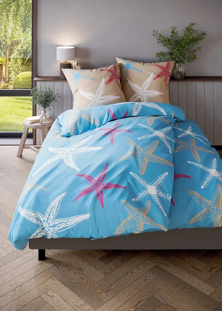 Bonprix Toller Blickfang - Helle Decke Und Farblich Abgesetztes Kissen