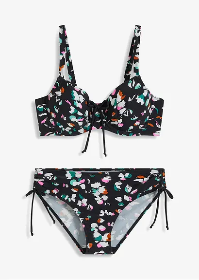 bonprix Toller Minimizer Bikini mit hübschem Druck - Damen