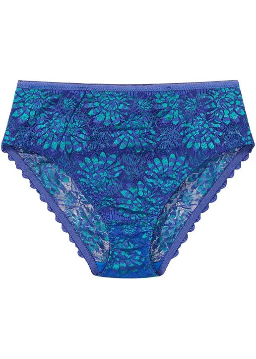 bonprix toller Slip aus traumhafter mehrfarbiger Spitze - blau