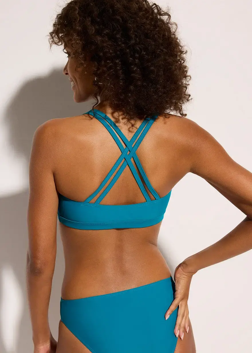 Bonprix Tolles Bikini Oberteil Zum Kombinieren - Petrol - Damen