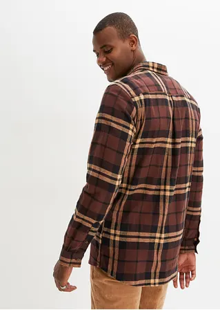 Bonprix Tolles Flanellhemd Mit Komfortschnitt Und Kent Kragen Aus Baumwolle