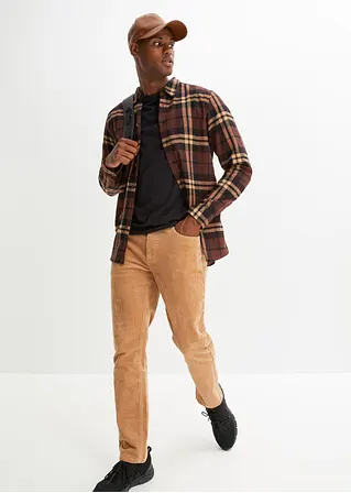 Bonprix Tolles Flanellhemd Mit Komfortschnitt Und Kent Kragen Aus Baumwolle