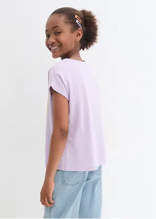 Bonprix Tolles Mädchen Disney T-Shirt Mit Stitch - Lila