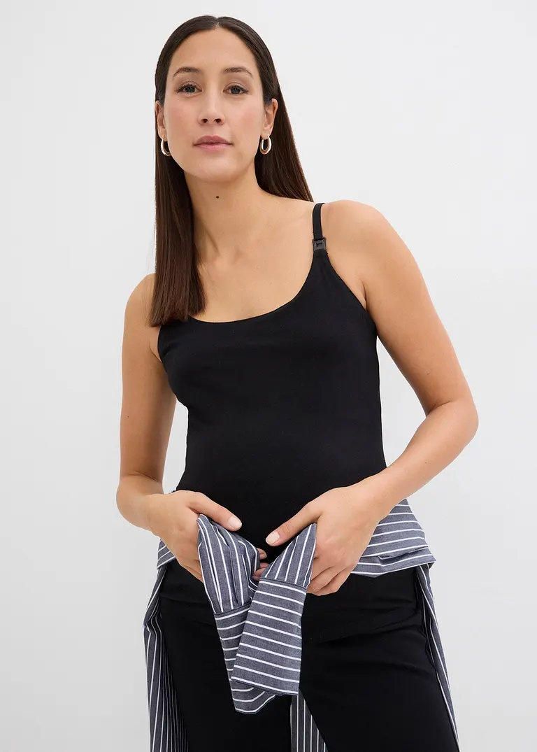 Bonprix Tops Für Die Schwangerschaft Und Danach - Schwarz