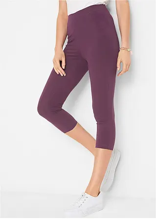 Bonprix Trageangenehme Capri-Leggings Mit Komfortbund - Lila