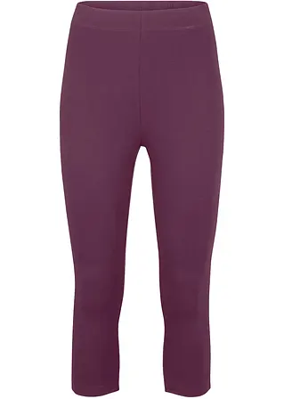 bonprix Trageangenehme Capri-Leggings mit Komfortbund - lila
