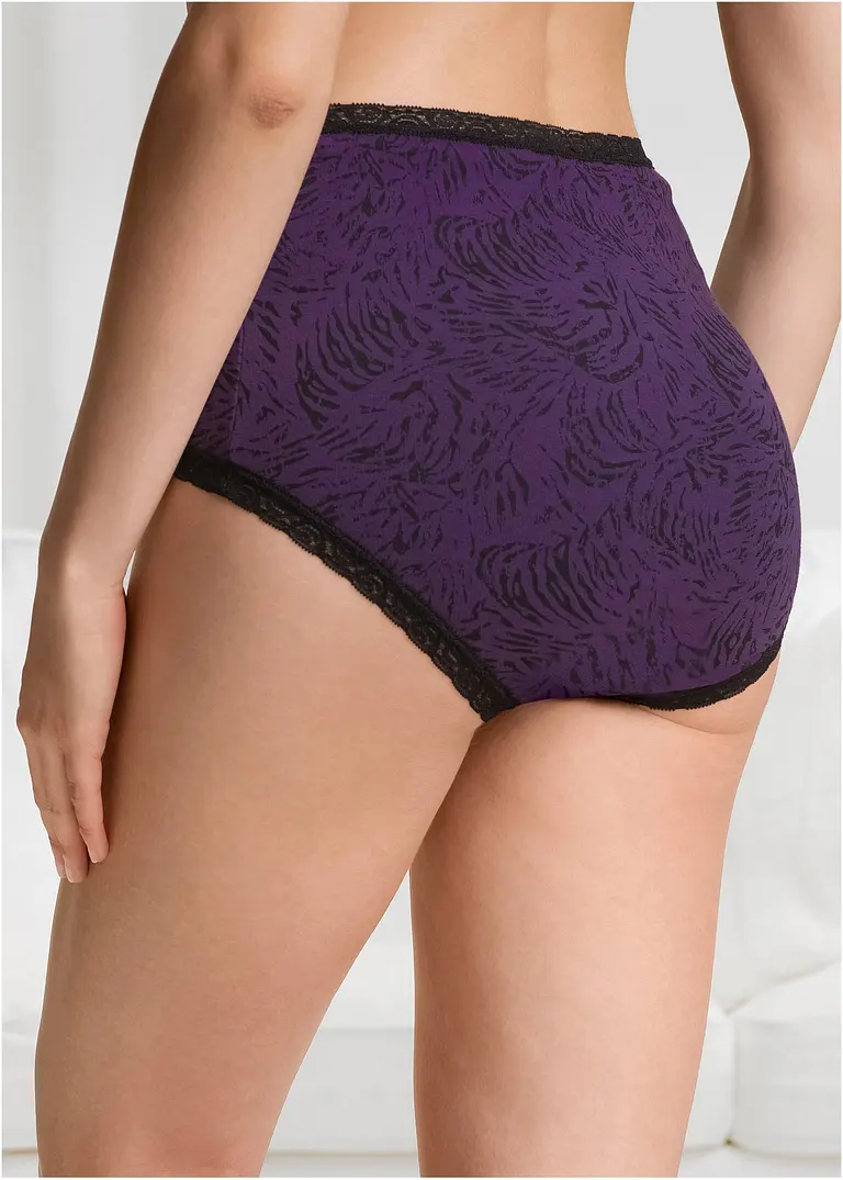 Bonprix Trageangenehmer Slip Mit Elastischer Spitze - Damen