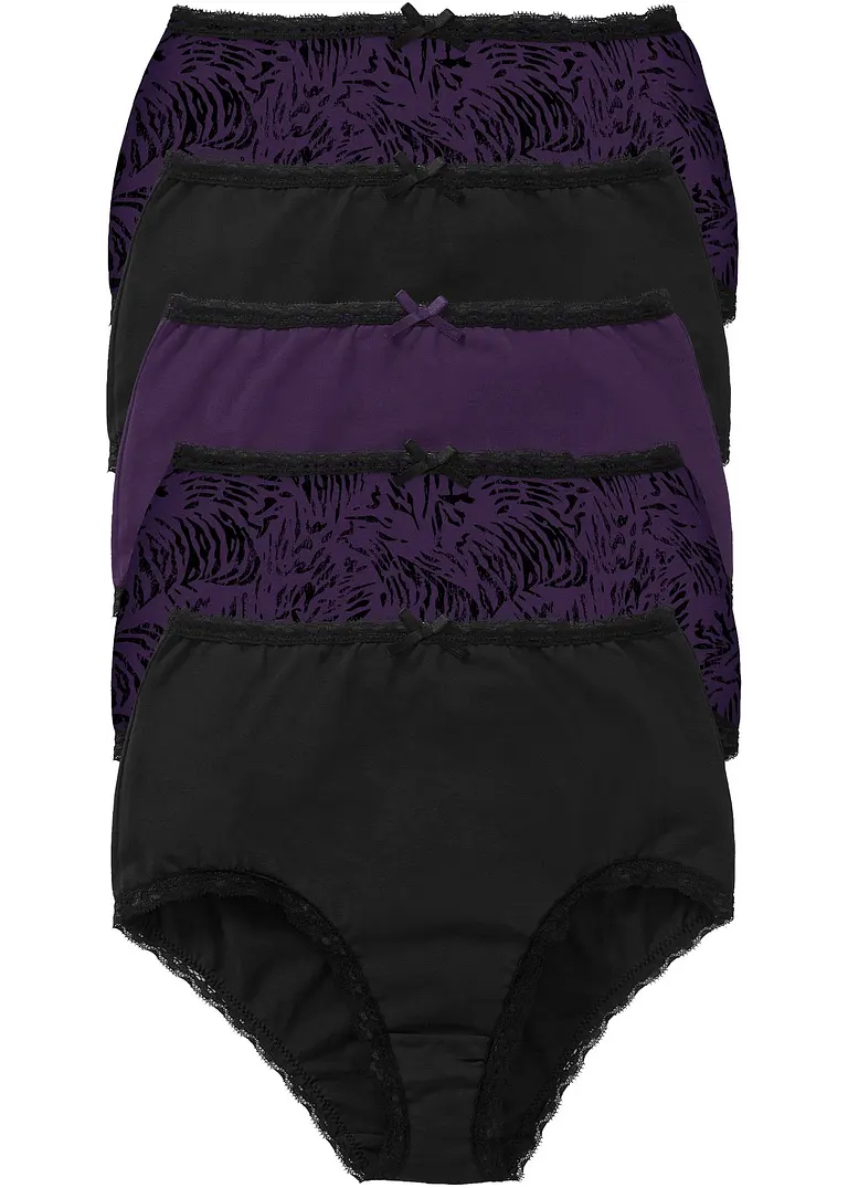 bonprix Trageangenehmer Slip mit elastischer Spitze - Damen