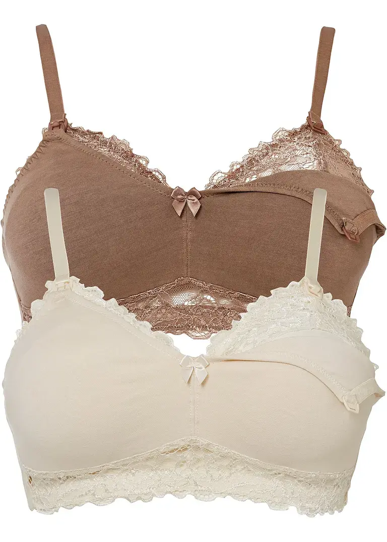 Bonprix Tragefreundlicher Still-BH Mit Spitzenapplikation