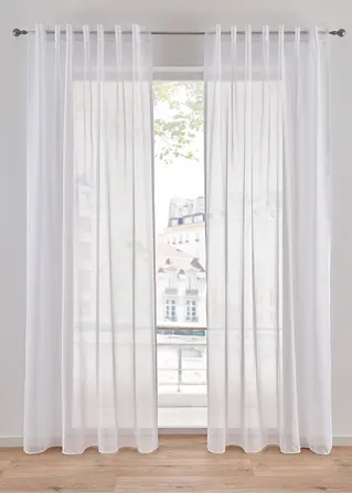 bonprix Transparente Gardinenschals in vielen Farben und Größen