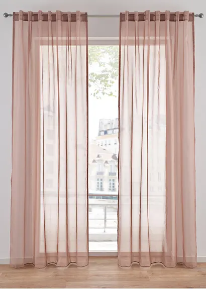 bonprix Transparente Gardinenschals in vielen Farben und Größen
