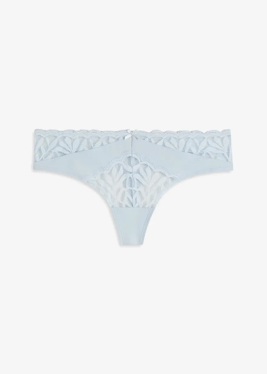 bonprix Traumhafte Panty mit verspielten Details - blau - Damen