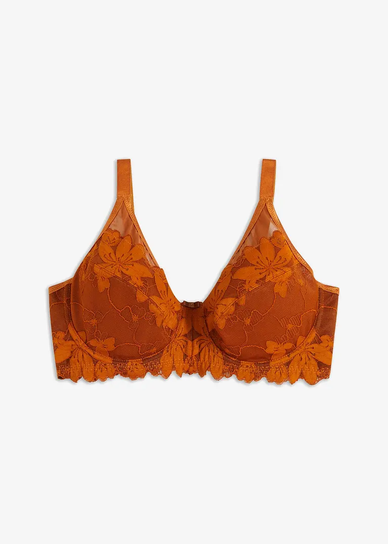 bonprix traumhafter BH mit edler Spitze - braun Cup C - Damen