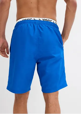 Bonprix Trendige Badeshorts Mit Dekorativem Gummibund - Blau