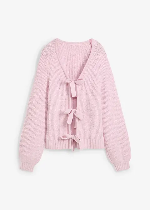 bonprix Trendige Grobstrickjacke von beiden Seiten tragbar - lila